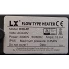 LX H30-R1 fűtés egyenes 1,5" - 3 KW